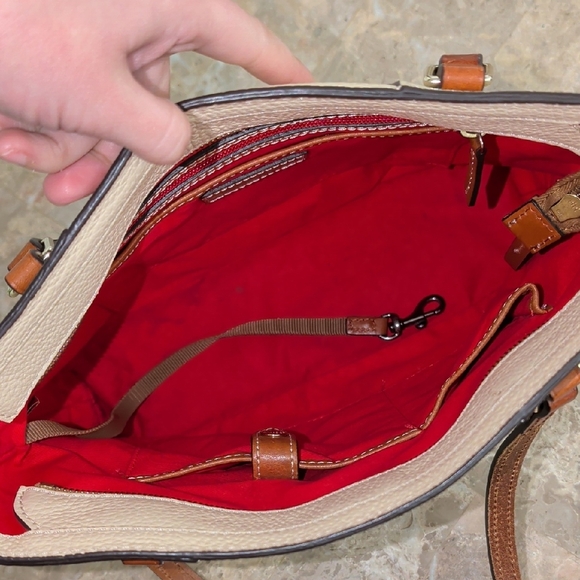 Dooney & Bourke Tan Leather Tote - Picture 10 of 15